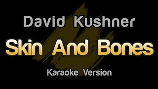 David Kushner  Skin and Bones Karaoke Version [upl. by Foote]