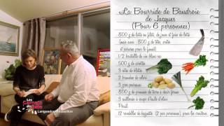 Recette  la bourride de baudroie  Les carnets de Julie [upl. by Adnauqal]