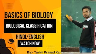 Biological Classification  HINDIENG  NEET  Basics of Biology [upl. by Paik]