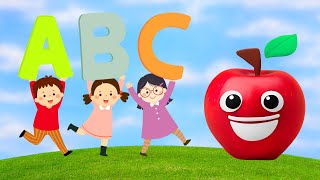 ABC Songs for Kids A for Apple B for Ball and More Fun Learning Rhymes  Toddler Learning [upl. by Ociral]