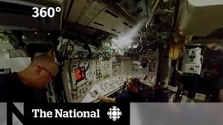 Inside the control room of a Canadian submarine 360 [upl. by Fenton]