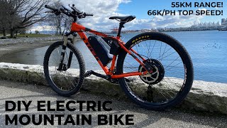 Building a FAST ELECTRIC BIKE With a 1500W Conversion Kit  Trek Mountain Bike [upl. by Yerfdog]