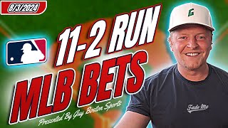 MLB Picks Today 832024  FREE MLB Best Bets Predictions and Player Props [upl. by Emyaj]