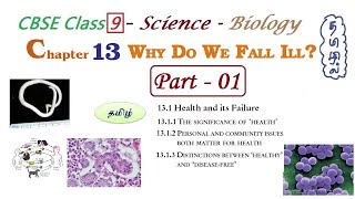 Why Do We Fall Ill in Tamil  Part 01  Class 9 Science Chapter 13 Biology in Tamil  CBSE NCERT [upl. by Aserat]