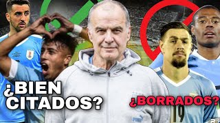 ¿Es correcta la lista de BIELSA seleccionuruguaya uruguay bielsa [upl. by Laefar]