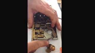 Baldwin Mortise Lock Handing Change [upl. by Ailemap]