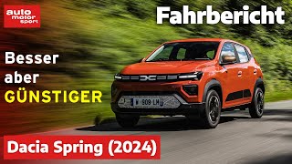 Dacia Spring Er kostet maximal 19900 Euro – Vorfahrt Review  auto motor und sport [upl. by Abeh334]