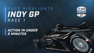 Race Highlights  2023 GMR Grand Prix at Indianapolis Motor Speedway Road Course  INDYCAR [upl. by Eibocaj522]