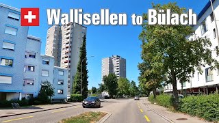 Summer Road Trip  Wallisellen to Bülach • Driving in Zurich Region Switzerland 🇨🇭 4K [upl. by Lynus]