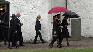 Swedish Royal Family at Alice TrolleWachtmeisters funeral [upl. by Ydak]