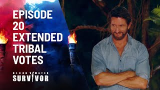 Ep 20 Tribal Council Extended Votes  Australian Survivor 2022  Channel 10 [upl. by Ylhsa]