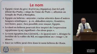 Naissance de la Bible Anciennes et nouvelles hypothèses II 2  Thomas Römer 20192020 [upl. by Eicirtap]