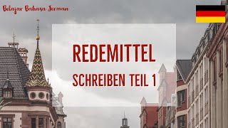 Redemittel Schreiben Teil 1 [upl. by Juline]