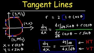 Horizontal Tangent Lines amp Vertical Tangent Lines In Polar Form [upl. by Luy154]