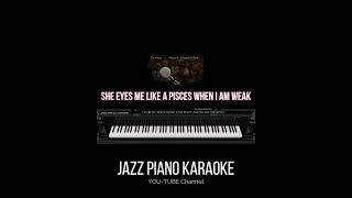 HEART SHAPED BOX  Nirvana jazz piano karaoke [upl. by Fidellia]