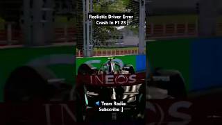 I Think Ericsson Hit Us f1 automobile crash shorts f1shorts [upl. by Ravahs735]