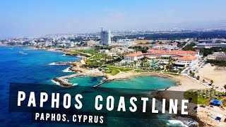 Paphos Coastline  Hotels and Beaches Overview  CYPRUS 🇨🇾 [upl. by Carena]