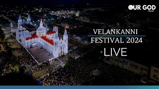 velankanni live mass today  velankanni Festival 2024 velankanni live [upl. by Murial]