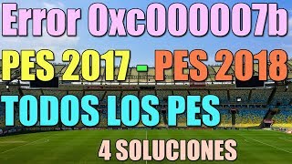 Error 0xc000007b PES 2017PES 2018 en Windows 1087 I 4 SOLUCIONES 2024 ✅ [upl. by Hillari]