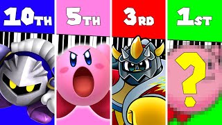 Top 10 Most Famous Kirby Music [upl. by Enait]