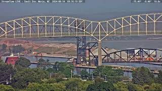 Lee A Tregurtha at the Soo with Ojibway delivery on Aug14th 2024 [upl. by Ardie54]