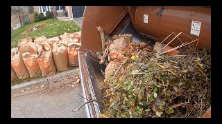 Fall Yard Waste GoPro POV [upl. by Abrahams982]