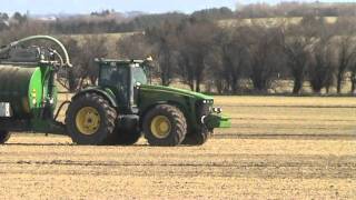 John Deere 8530 Skalmstrup [upl. by Jerad]