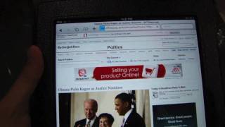 Apple iPad Tip  How To Save Web Pages for Offline Viewing [upl. by Bridie]