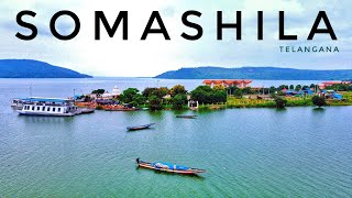 Somasila view point Drone video maldives in Telangana south india  new tourist place in Telangana [upl. by Earl]