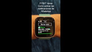 Como recibir las notificaciones de WhatsApp en mi Fitbit Versa usando móvil Xiaomi MIUI 13 [upl. by Welch]