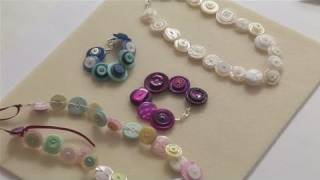 How To Do Button Jewellery [upl. by Annahtur]