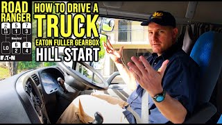 How To Do A HILL START In A Truck With A Roadranger Gearbox  ROADRANGER [upl. by Aihtekal]