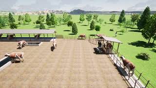 The 3D architectural design of the cheapest feedlot in Uganda [upl. by Lamdin]