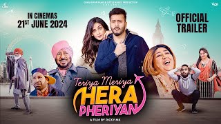 Teriya Meriya Hera Pheriyan Official Trailer Pukhraj Bhalla  Jaswinder Bhalla  Harby Sangha [upl. by Alaunnoif]