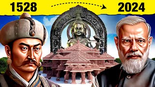 Ram Mandir Ayodhya 🔥 A Historical Journey Of 500 Years  Inauguration  History  Live Hindi [upl. by Lonnie]