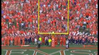 Clemson Kicker Spencer Bentons 61Yard Field Goal Breaks Record ACC Must See Moment [upl. by Yhtamit]