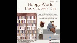 Happy World Book Lovers Day [upl. by Awram770]