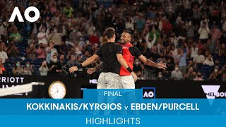 KokkinakisKyrgios v EbdenPurcell Highlights F  Australian Open 2022 [upl. by Tobin]