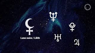 ⚸ Lune noire  Lilith aspects aux autres planètes  Astrologie [upl. by Yla]