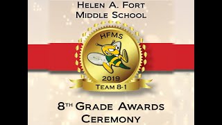 2019 Helen Fort Middle School Team Awards 81 [upl. by Rolph]