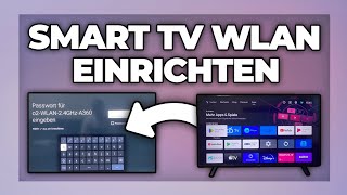 Smart TV mit Internet verbinden  WLAN einrichten  Android Tutorial [upl. by Neuberger]