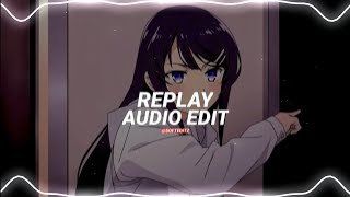 replay   shawtys like a melody   iyaz edit audio [upl. by Eirret385]