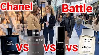 Women React to Bleu de Chanel Chanel Allure Homme Sport Eau Extreme Platinum Egoiste amp Antaeus [upl. by Doe688]