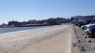 Narragansett Rhode Island Striper Fishing Narragansett Town Beach Narragansett RI [upl. by Bremen]