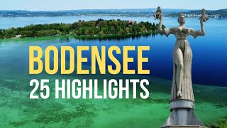 Bodensee alle 25 Highlights in 4K  2024 [upl. by Gierc]