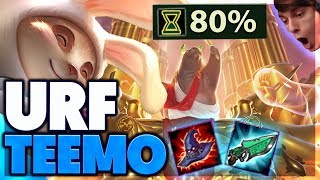 MY BEST URF GAME  URF TEEMO FULL GAMEPLAY  BunnyFuFuu [upl. by Pournaras]