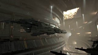 EVE Online  Titan Docked Inside Keepstar [upl. by Rebmat130]