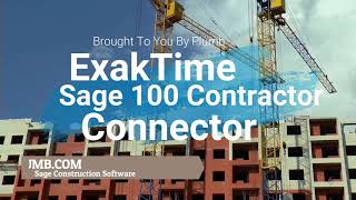 Sage 100 Contractor ExakTime Integration Demo [upl. by Airoled]