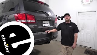 etrailer  DrawTite MaxFrame Trailer Hitch Installation  2014 Dodge Journey [upl. by Arrek]