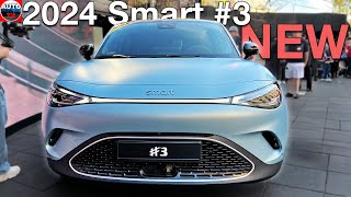 All NEW 2024 Smart 3 Coupe  FIRST LOOK exterior interior [upl. by Lecram212]